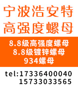 宁波浩安特高强度螺母