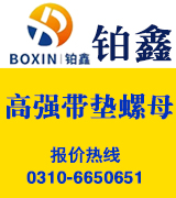 铂鑫高强带垫螺母