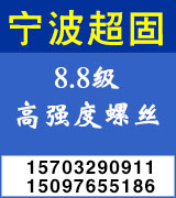 宁波超固高强度螺栓 8.8级高强度螺丝