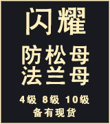 闪耀防松母法兰母一体盖母